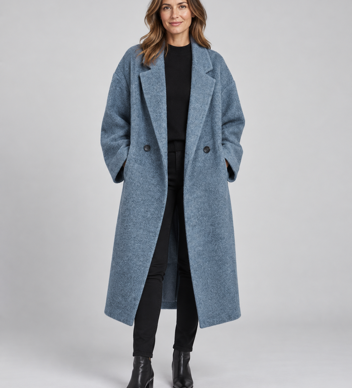 AURÉLIE | MANTEAU LONG CROISÉ