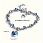 BRACELET OCÉAN CŒUR ÉCLAT