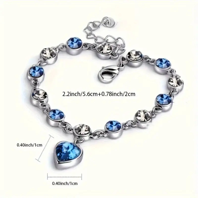 BRACELET OCÉAN CŒUR ÉCLAT