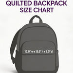 Boho Elephant Quilted Backpack