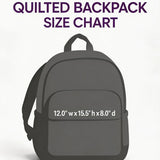 Desert Sunset Cactus Quilted Backpack