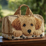 Golden Doodle Dog Quilted Duffle Bag