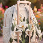 Calla Lily Quilted Backpack