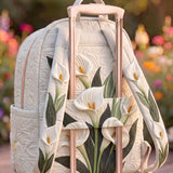 Calla Lily Quilted Backpack