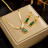 Iselotte Verdain Jewellery Set - Gold