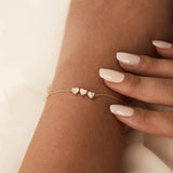 BRACELET INITIALE CŒUR PERSONNALISÉ