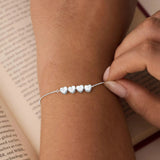 BRACELET INITIALE CŒUR PERSONNALISÉ