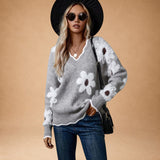 ZINOVIA | PULL FLEURI RAFFINÉ