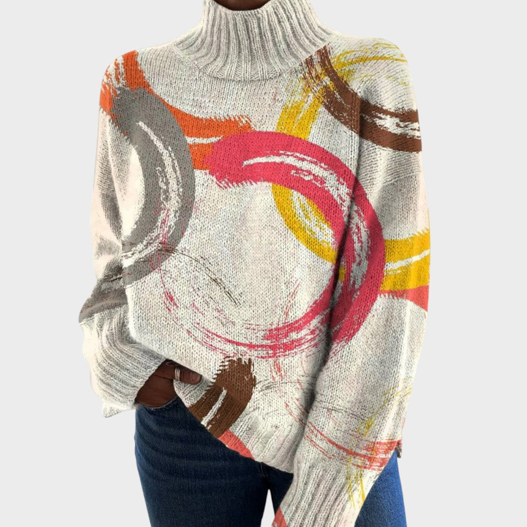 EDUARDA | PULL TRICOTÉ ARTISTIQUE