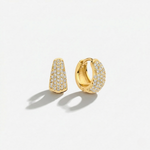 Jules Mini Hoops | White Gold