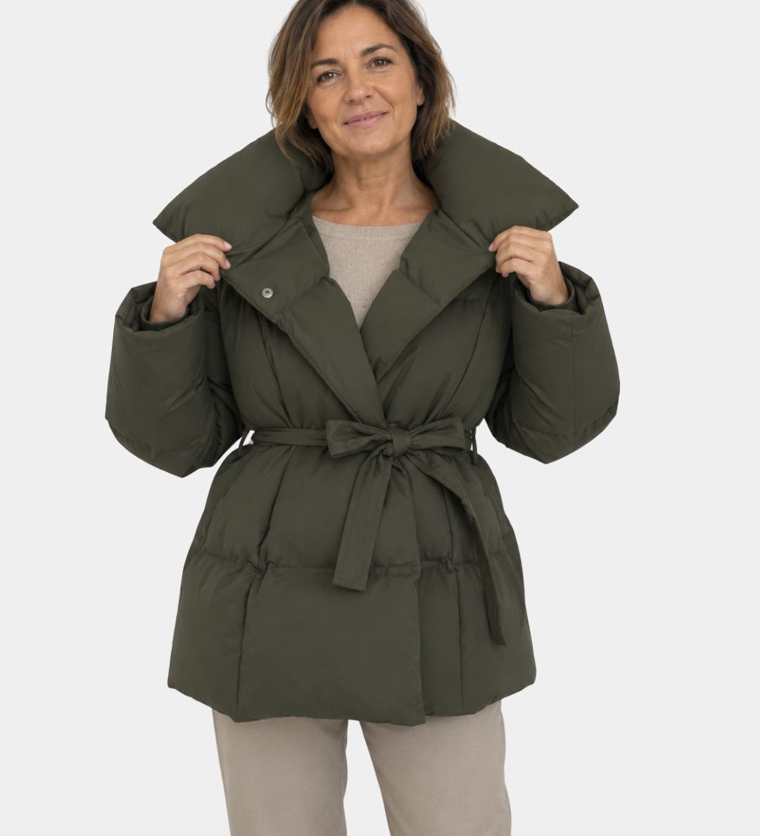 ALIXÈNE | VESTE MATELASSÉE CEINTURÉE
