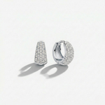 Jules Mini Hoops | White Gold