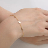 BRACELET INITIALE LATÉRALE PERSONNALISÉ