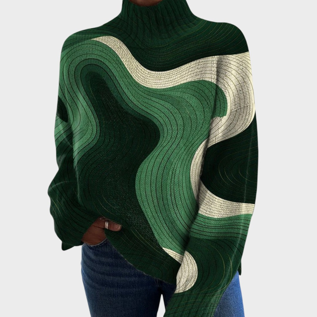 EVA | PULL TRICOTÉ ARTISTIQUE