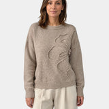 ALMA | PULL TRICOTÉ FLEURI