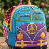 Hippie Van Quilted Backpack