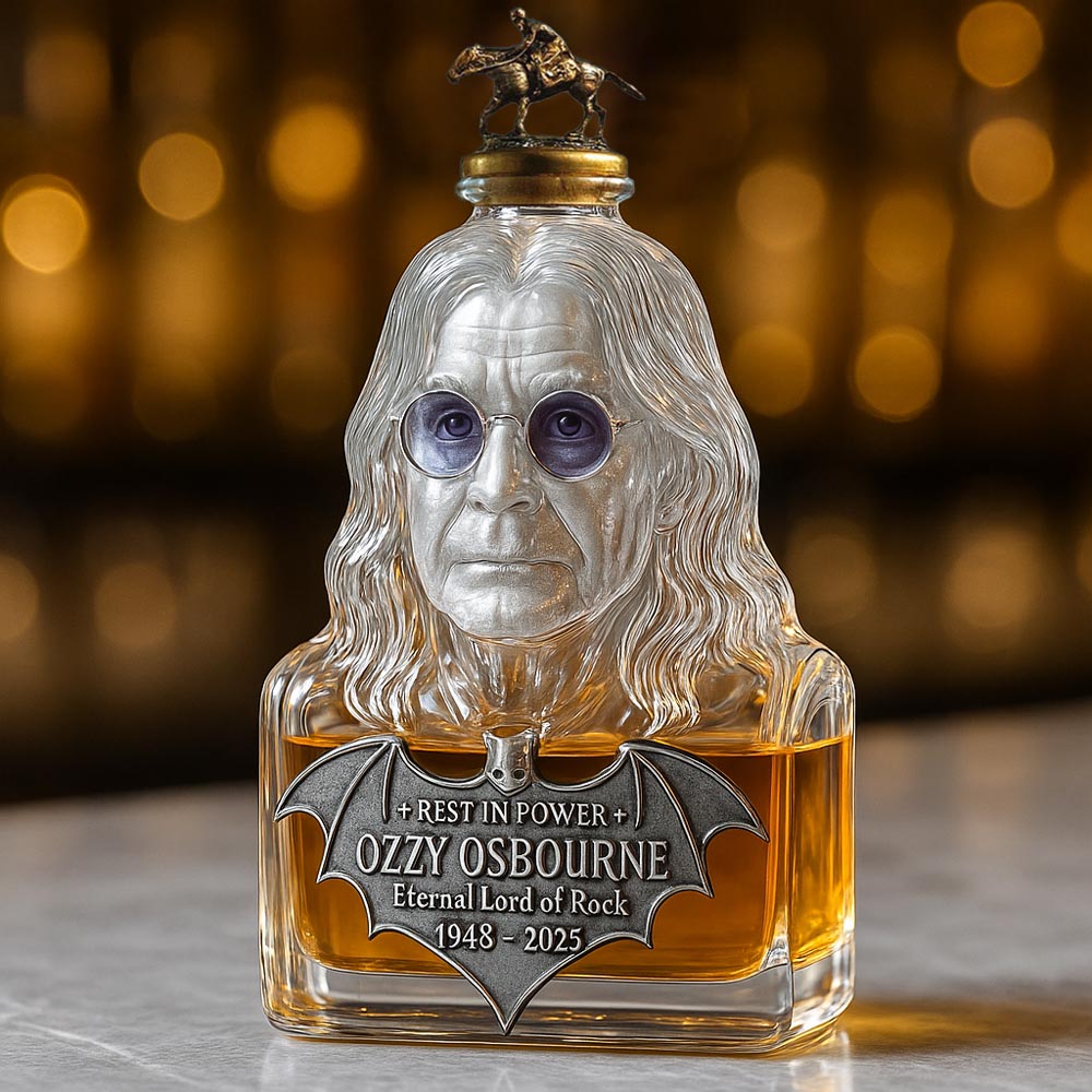 IMMORTALISÉ À JAMAIS — DÉCANTEUR WHISKEY EN HOMMAGE À OZZY OSBOURNE