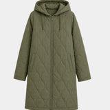 LORINE | VESTE MANCHES LONGUES À CAPUCHE