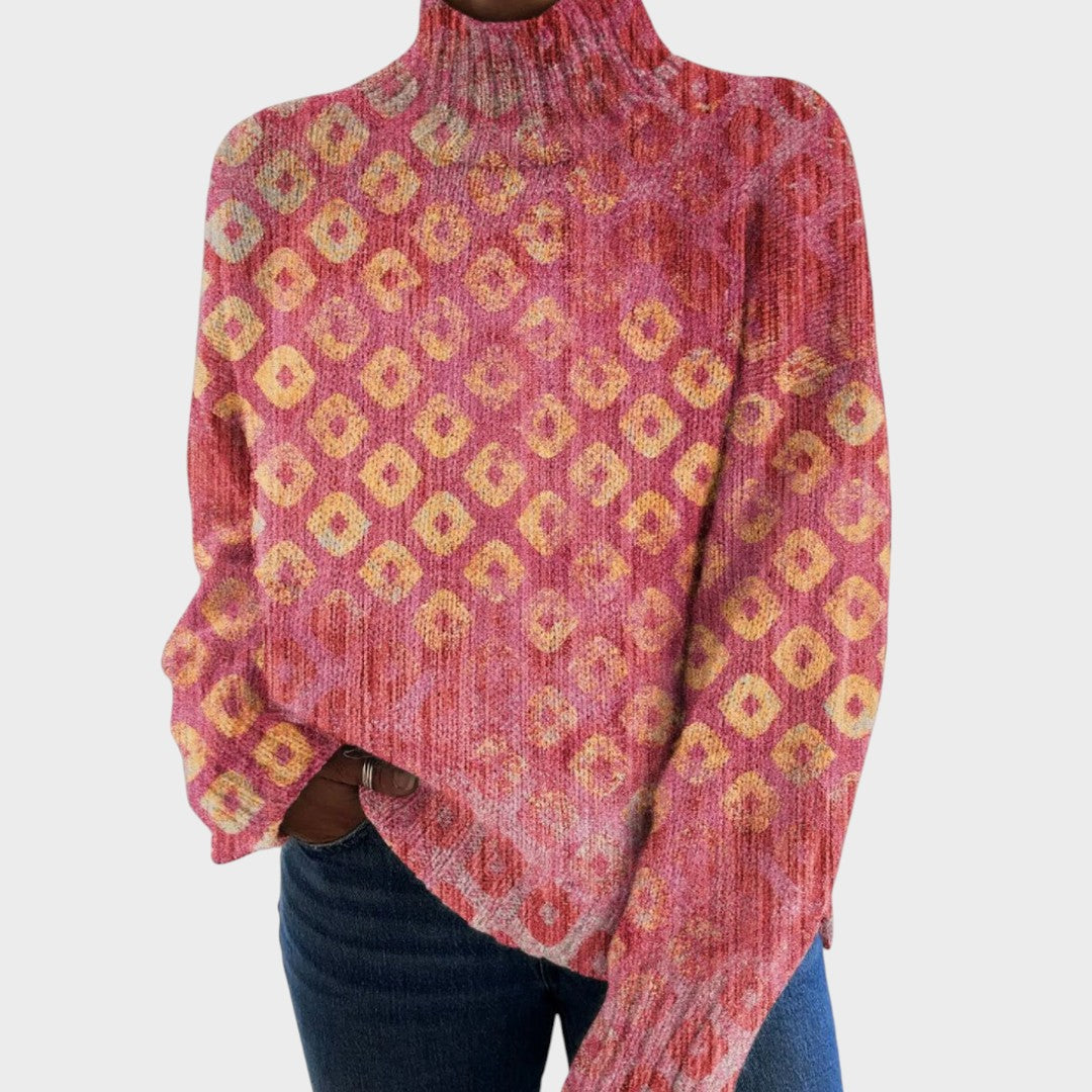 LARA | PULL TRICOTÉ ARTISTIQUE