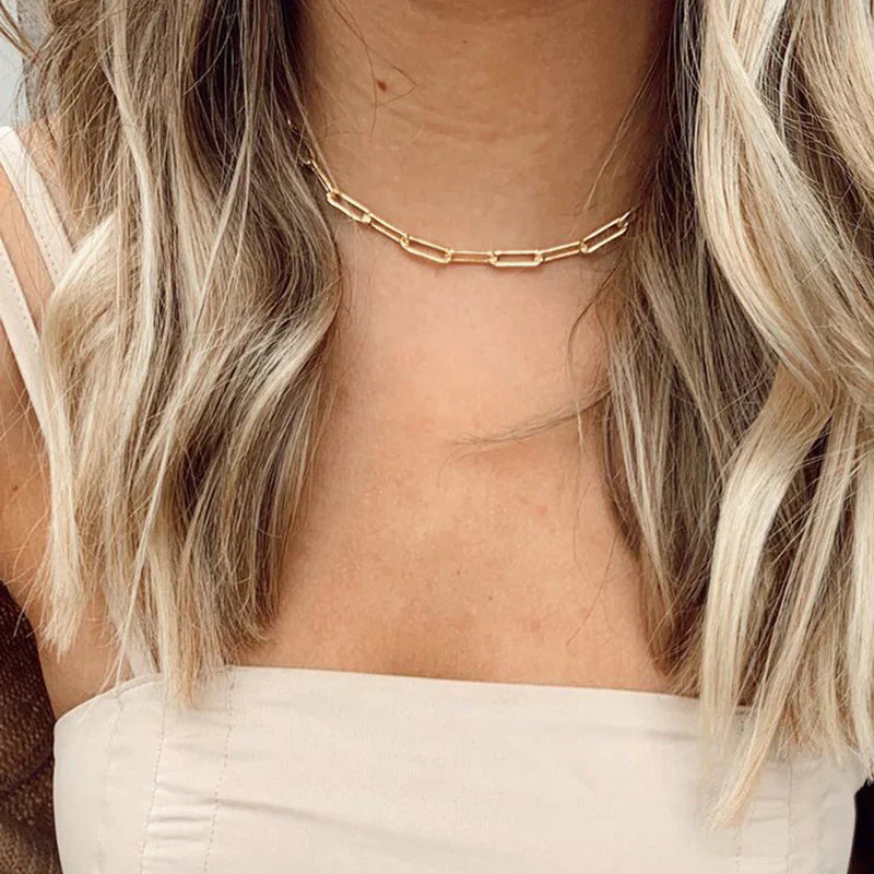 Cassidy Chain Necklace | Gold