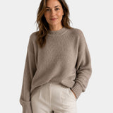MAE | PULL COL ROND MANCHES BOUFFANTES