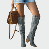 CAROLINE | BOTTES EN CUIR HAUTES ORTHOPÉDIQUES