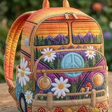 Hippie Van Quilted Backpack