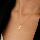 COLLIER PRÉNOM AVEC PATTE PERSONNALISÉ