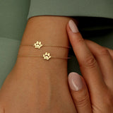 BRACELET PRÉNOM AVEC PATTE PERSONNALISÉ