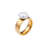 GOLD PEARL VINTAGE RING