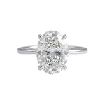 OVAL DIAMOND SOLITAIRE RING