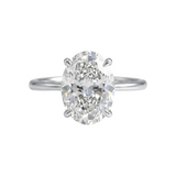OVAL DIAMOND SOLITAIRE RING