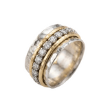 ZIRCONIA SERENITY SPIN RING
