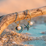 SHELL & STAR EARRINGS