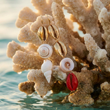 SHELL DROP EARRINGS