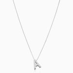 AMOUR LETTRE INITIALE COLLIER - OR BLANC