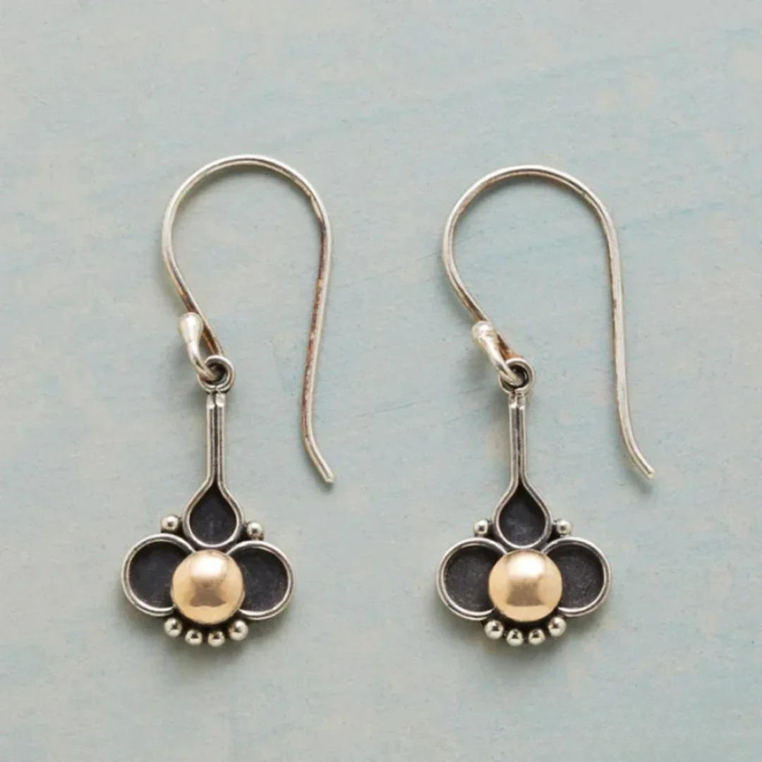 BOUCLES D'OREILLES BOHÈME PERLE | ARGENT
