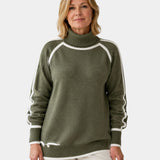 KAYLEE | PULL COL MONTANT ÉLÉGANT
