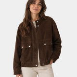 CLÉORIA | VESTE COURTE FERMETURE ET POCHES