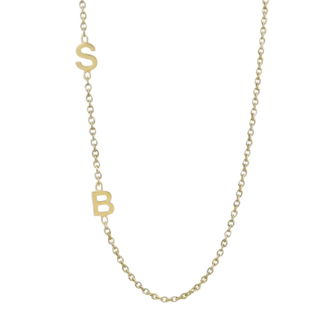 COLLIER LETTRES MINIMALISTE