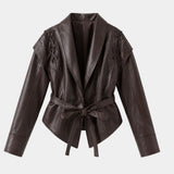 JOLYSSE | MANTEAU PORTEFEUILLE SIMILI CUIR