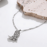 Rhinestone Rodeo Boot - Necklace