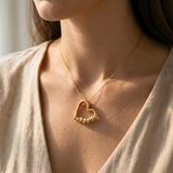 COLLIER EN FORME DE CŒUR AVEC PRÉNOMS