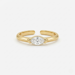 Aya Sterling Ring | White Gold