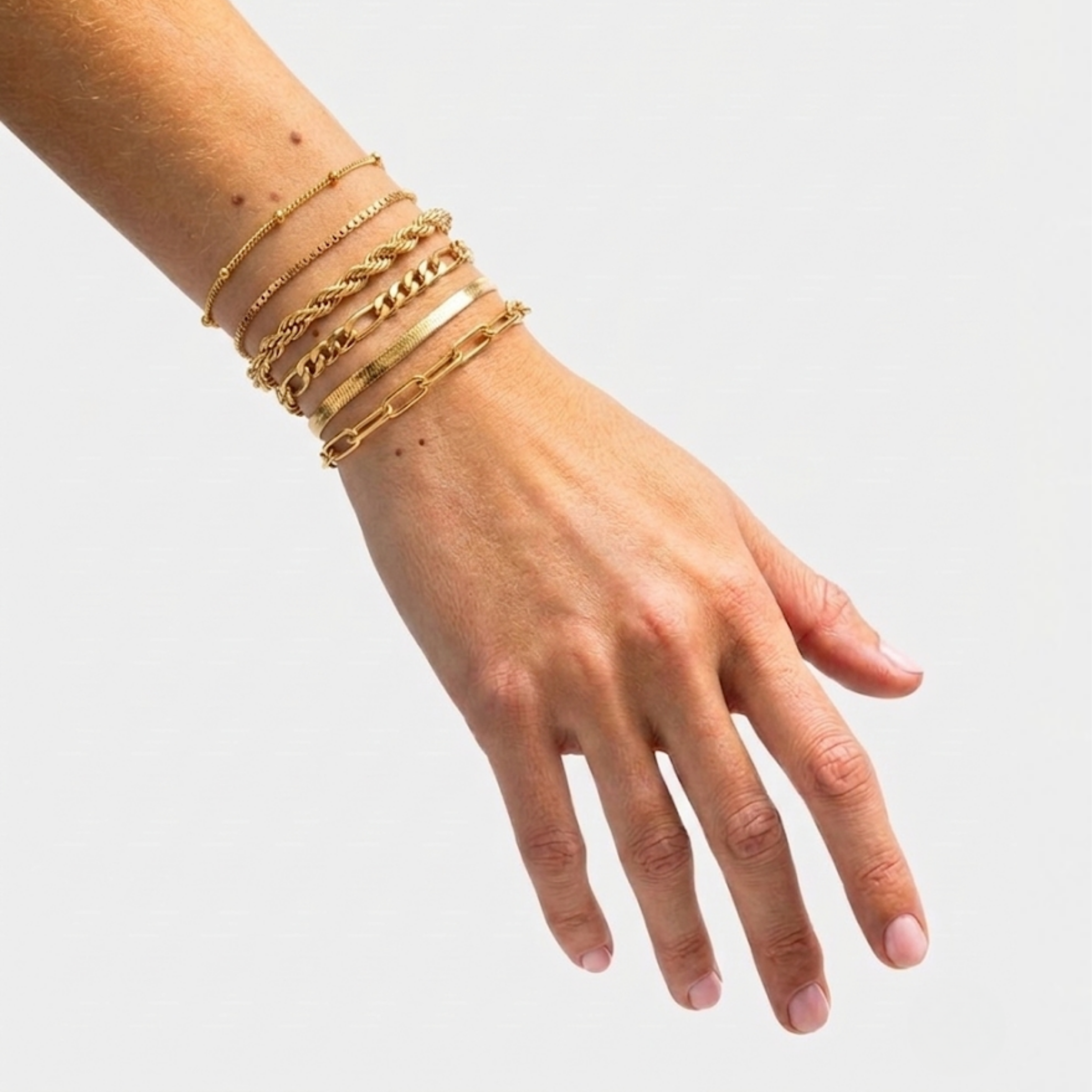 Isabella Bracelet Set | Gold