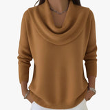 EUDOXIE | PULL COL AVEC TEXTURE DOUCE