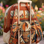 Boho Elephant Quilted Backpack