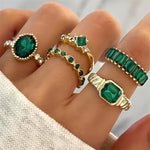 Willow Ring Set | Gold