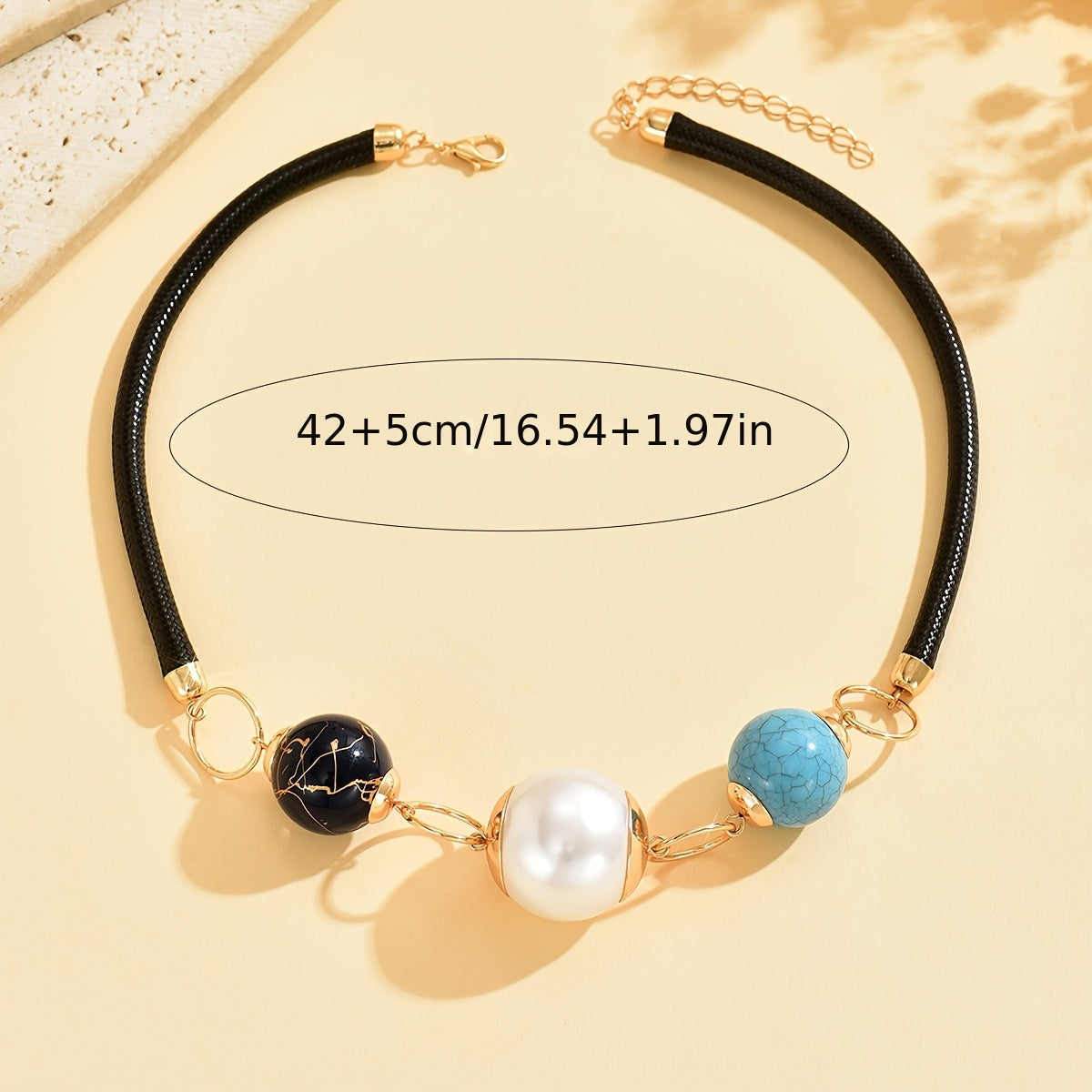 COLLIER BOHÈME MINIMALISTE PERLEETTURQUOISE PERLE