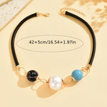 COLLIER BOHÈME MINIMALISTE PERLEETTURQUOISE PERLE